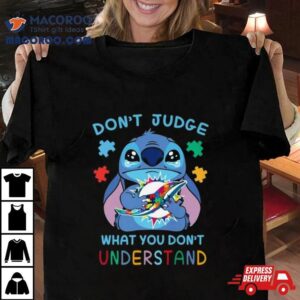 Stitch Miami Dolphins Autism Awareness Don T Judge What You Don T Understand Tshirt