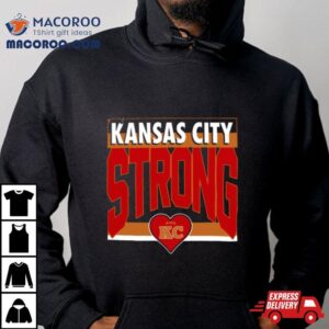 Strong Kansas City Heart Football Shirt