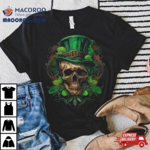 Sugar Skull Saint Patricks Day Of Dead, St. Shirt