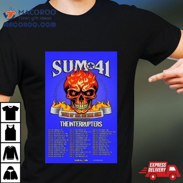 Sum 41 The Final World Tour 2024 T Shirt