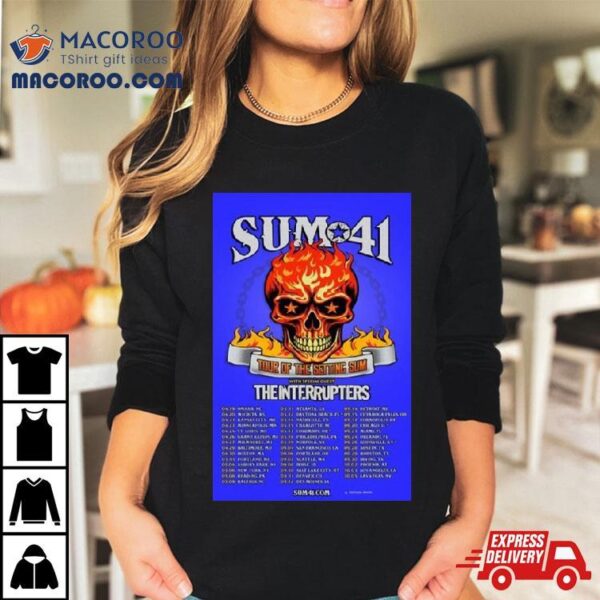 Sum 41 The Final World Tour 2024 T Shirt