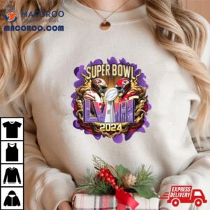 Super Bowl Lviii Trophy San Francisco Ers Kansas City Chiefs Tshirt