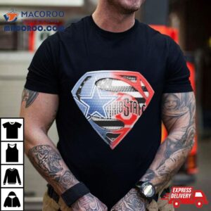 Superman Sports Dallas Cowboys And Ohio State Buckeyes Logo Tshirt