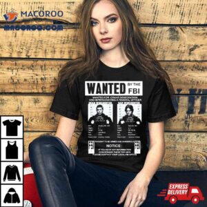 Supernatural Wanted By The Fbi T Shirt 1 Supernatural Wanted By The Fbi Tshirt