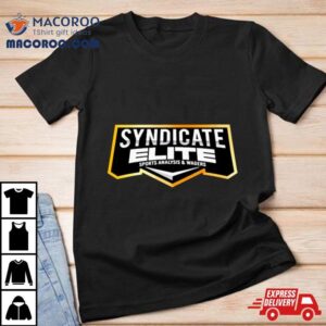 Syndicate Elite Sports Analysis Wagers Logo Tshirt