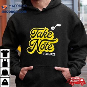 Take Note Utah Jazz Basketball Shirt