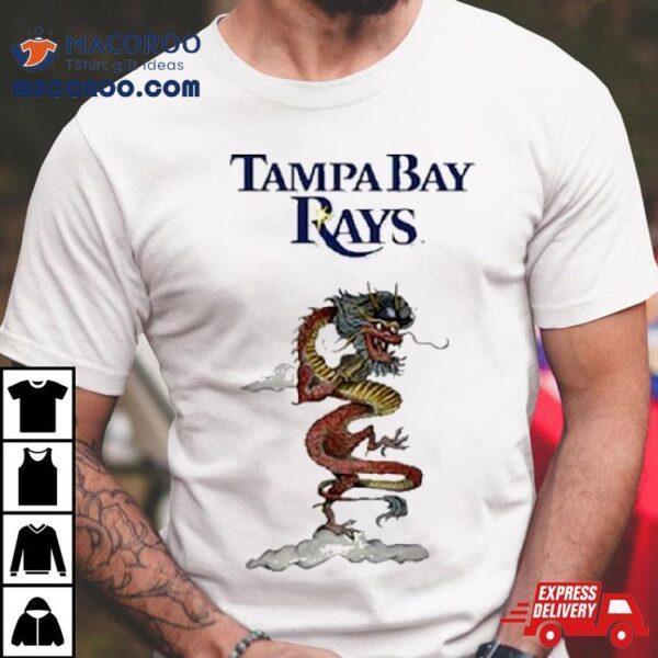 Tampa Bay Rays Tiny Turnip Infant 2024 Year Of The Dragon 3 4 Shirt