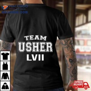 Team Usher Lviii Funny Halftime Football Shirt