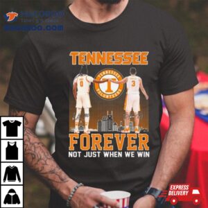 Tennessee Volunteers Jonas Aidoo And Dalton Knecht Forever Not Just When We Win Signatures Tshirt