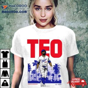 Teo Lad Teoscar Hern Aacute Ndez Los Angeles Dodgers Tshirt