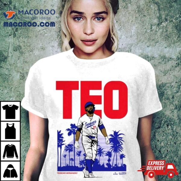 Teo Lad Teoscar Hernández 37 Los Angeles Dodgers Shirt