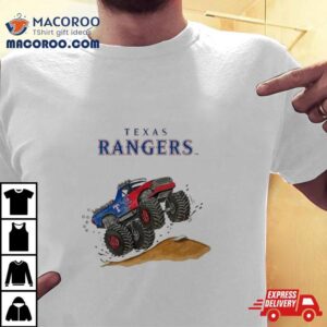 Texas Rangers Monster Truck Mlb Tshirt