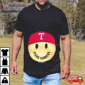 Texas Rangers Smiley Tee Tshirt