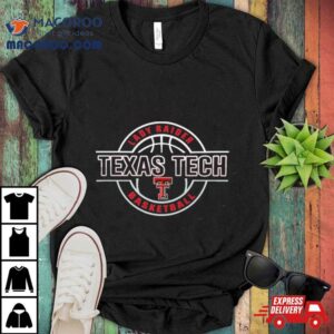 Texas Tech Lady Raiders Embossed Basketball Red Performance Tshirt