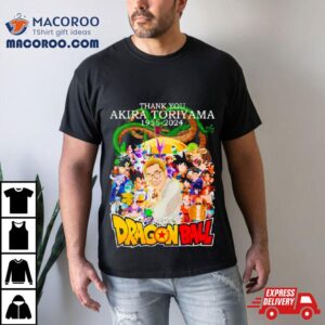 Thank You Akira Toriyama Dragon Ball Z Signatures Tshirt