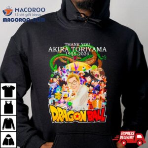 Thank You Akira Toriyama Dragon Ball Z Signatures Tshirt