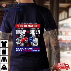 The Don Trump Vs Crooked Joe Biden Election Day Tshirt
