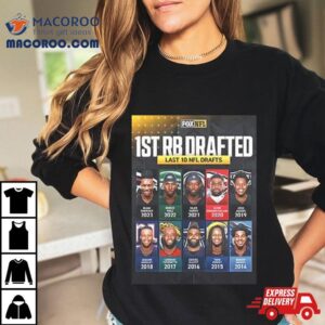 The First Rb Taken In The Nfl Draft Over The Last 10 Years Shirt