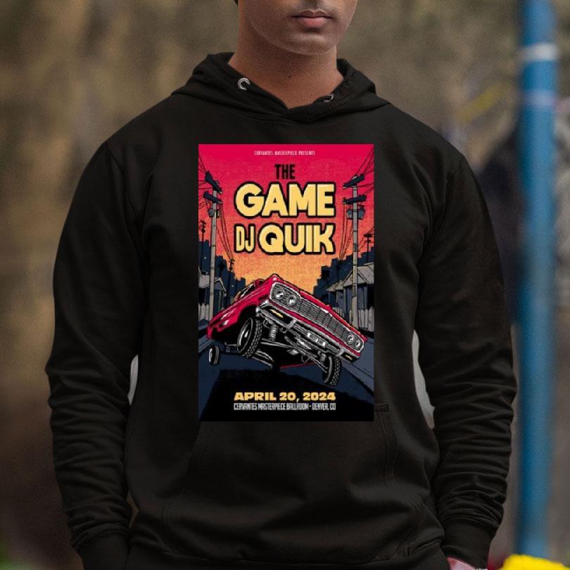 The Game And Dj Quik Event In Denver, Co April 20 2024 T Shirt The Game And Dj Quik Event In Denver, Co April 20 2024 T Shirt