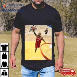 The Iconic Dunk Moment Of The King Lebron James In Nba All Star Tshirt