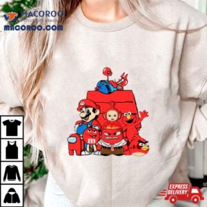 The Mario And Friends Red House Tshirt