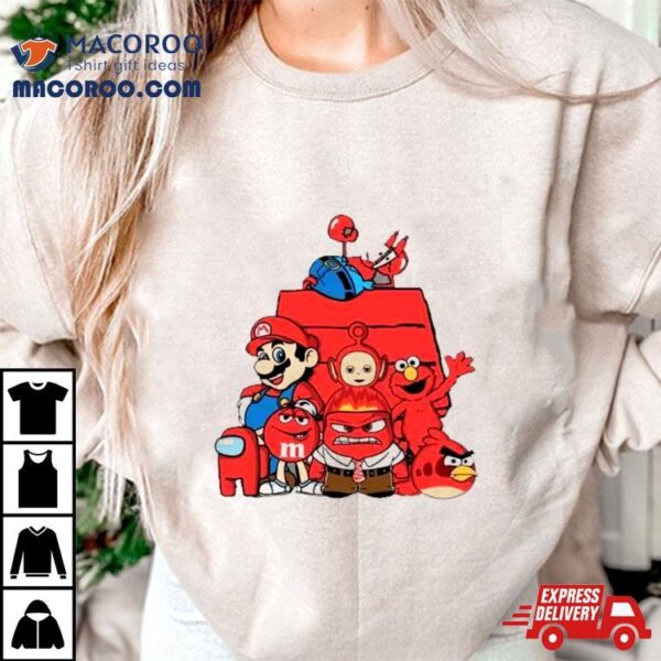 The Mario And Friends Red House Shirt