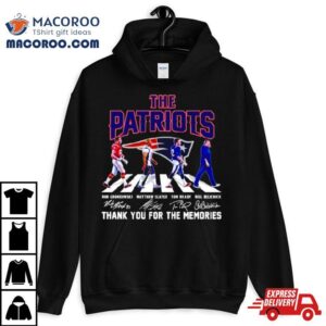 The New England Patriots Thank You For The Memories Abbey Road Signatures Tshirt