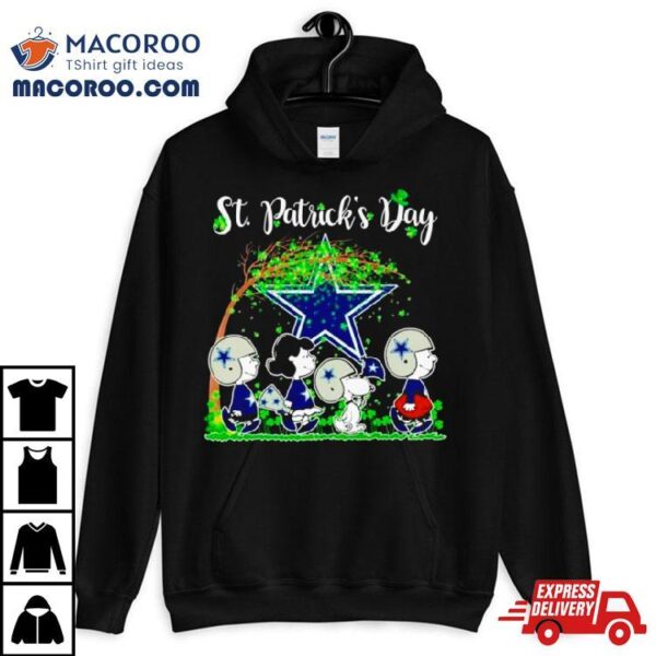 The Peanuts Abbey Road Dallas Cowboys St Patrick’s Day Shirt