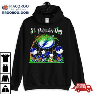 The Peanuts Abbey Road Tampa Bay Lightning St Patrick’s Day Shirt