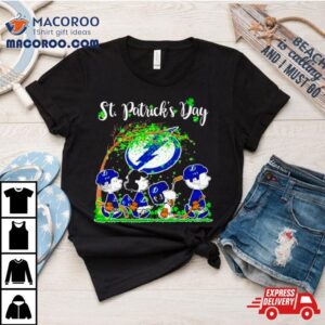 The Peanuts Abbey Road Tampa Bay Lightning St Patrick S Day Tshirt