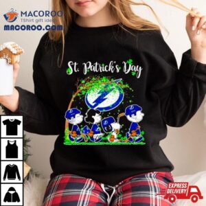 The Peanuts Abbey Road Tampa Bay Lightning St Patrick S Day Tshirt