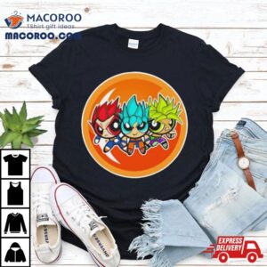 The Powerpuff Girls X Dragon Ball The Superpuff Boys Tshirt