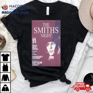 The Smiths Night March Cat Club San Francisco Ca Tshirt