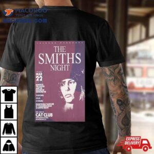 The Smiths Night March Cat Club San Francisco Ca Tshirt