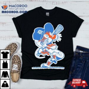 Tigers Cartoon Baseball Team Detroi Tshirt