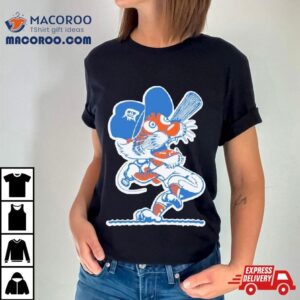 Tigers Cartoon Baseball Team Detroi Tshirt