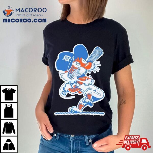 Tigers Cartoon Baseball Team Detroishirt