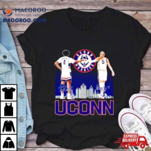 Uconn Huskies Tristen Newton And Paige Bueckers Signatures Tshirt