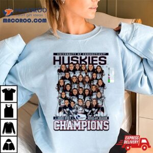 Uconn Huskies University Of Connecticut Regular Season Champions Tshirt