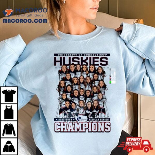 Uconn Huskies University Of Connecticut 2023 2024 Regular Season Champions Shirt