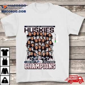 Uconn Huskies University Of Connecticut Regular Season Champions Tshirt