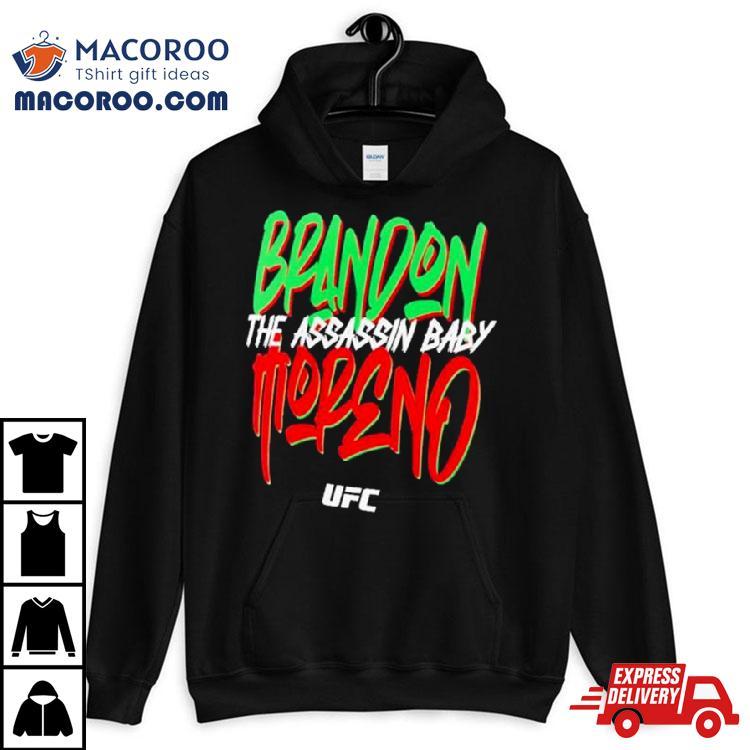Ufc Merch Brandon Moreno Heather Gray Fanatics Branded The Assassin Baby T Shirt Ufc Merch Brandon Moreno Heather Gray Fanatics Branded The Assassin Baby T Shirt