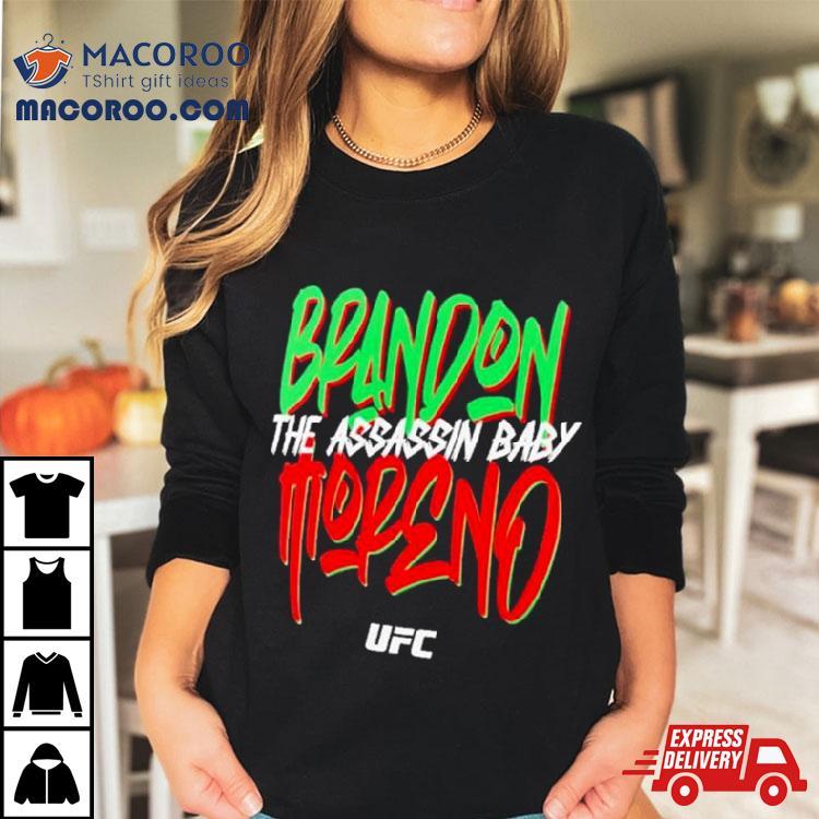 Ufc Merch Brandon Moreno Heather Gray Fanatics Branded The Assassin Baby T Shirt Ufc Merch Brandon Moreno Heather Gray Fanatics Branded The Assassin Baby T Shirt