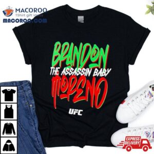 Ufc Merch Brandon Moreno Heather Gray Fanatics Branded The Assassin Baby T Shirt 3 Ufc Merch Brandon Moreno Heather Gray Fanatics Branded The Assassin Baby Tshirt