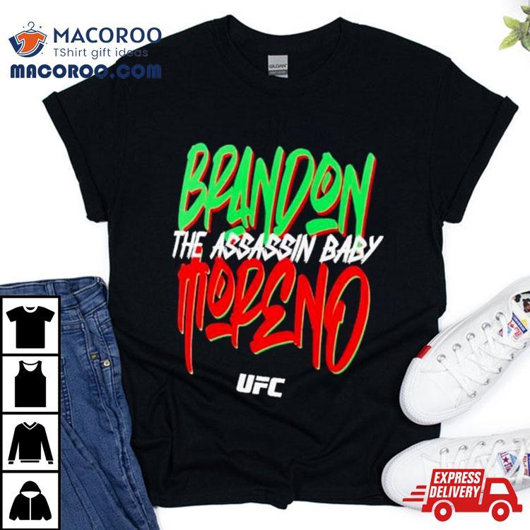 Ufc Merch Brandon Moreno Heather Gray Fanatics Branded The Assassin Baby T Shirt Ufc Merch Brandon Moreno Heather Gray Fanatics Branded The Assassin Baby T Shirt