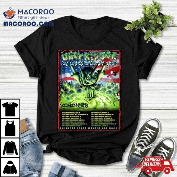 Ugly Kid Joe Rad Wings Of Destiny Tour 2024 Shirt