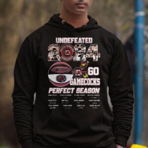 Undefeated 2024 South Carolina Gamecocks Perfect Season Signatures T Shirt