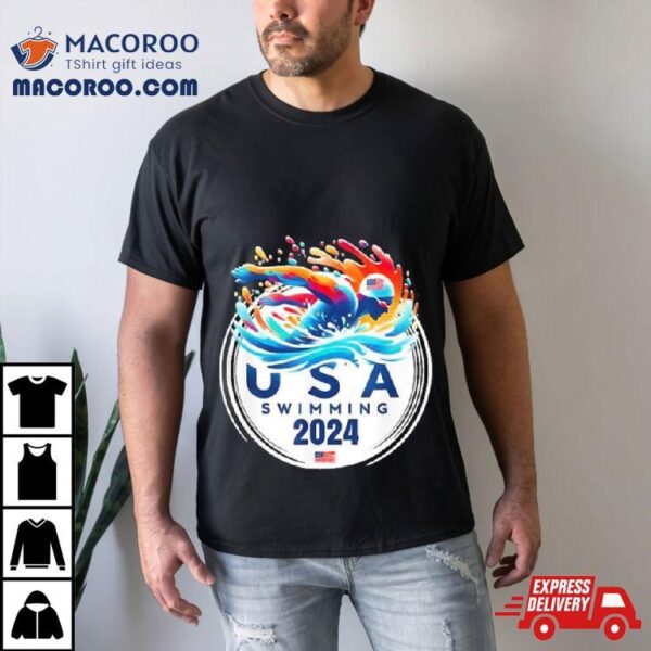 Usa 2024 United States American Sport 2024 Swimming Shirt