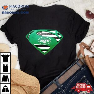 Usa Flag Inside New York Jets Superman Shirt