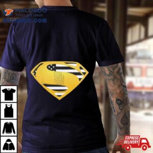 Usa Flag Inside San Diego Padres Superman 2024 Shirt